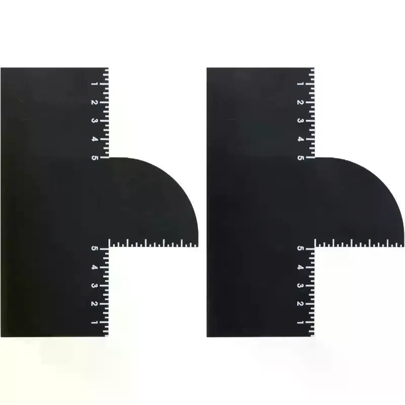 L-Shaped Corner Ruler | PVC Craft & DIY Measuring Tool Craft Measuring Ruler QXL