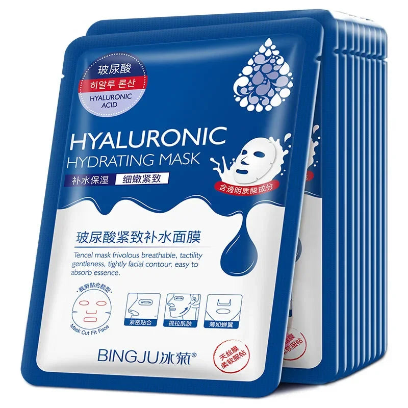 20-Pack Snail Collagen Sheet Face Masks | Korean Skincare Sheet Face Mask QXL