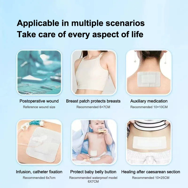Waterproof Sterile Wound Dressings | Breathable Non-Woven Pads Sterile Wound Dressing QXL
