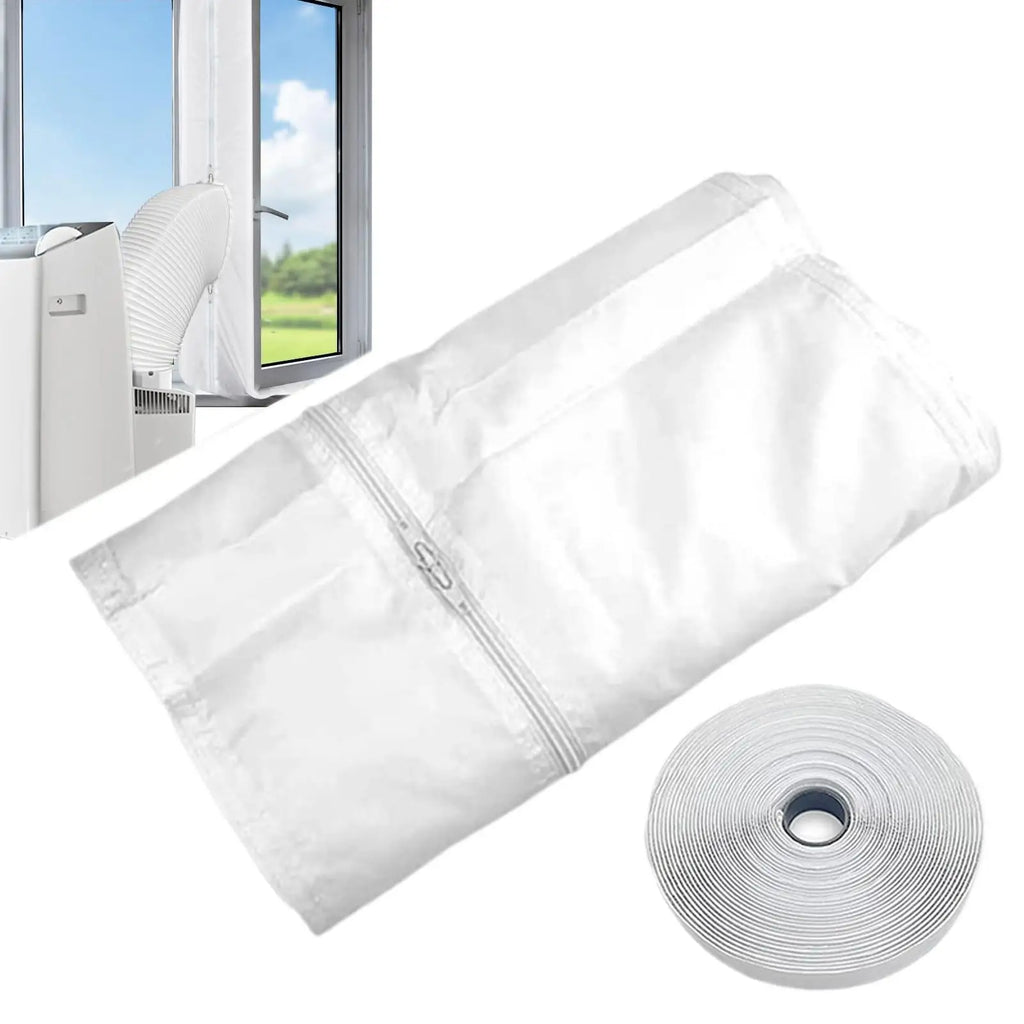 Universal Portable AC Window Seal Kit | Fabric Vent Panel AC Window Seal Kit QXL