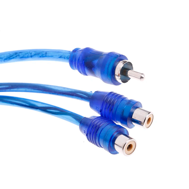 RCA Y Splitter Cable – 1F to 2M & 2F to 1M Stereo Audio Adapter RCA Audio Adapter QXL