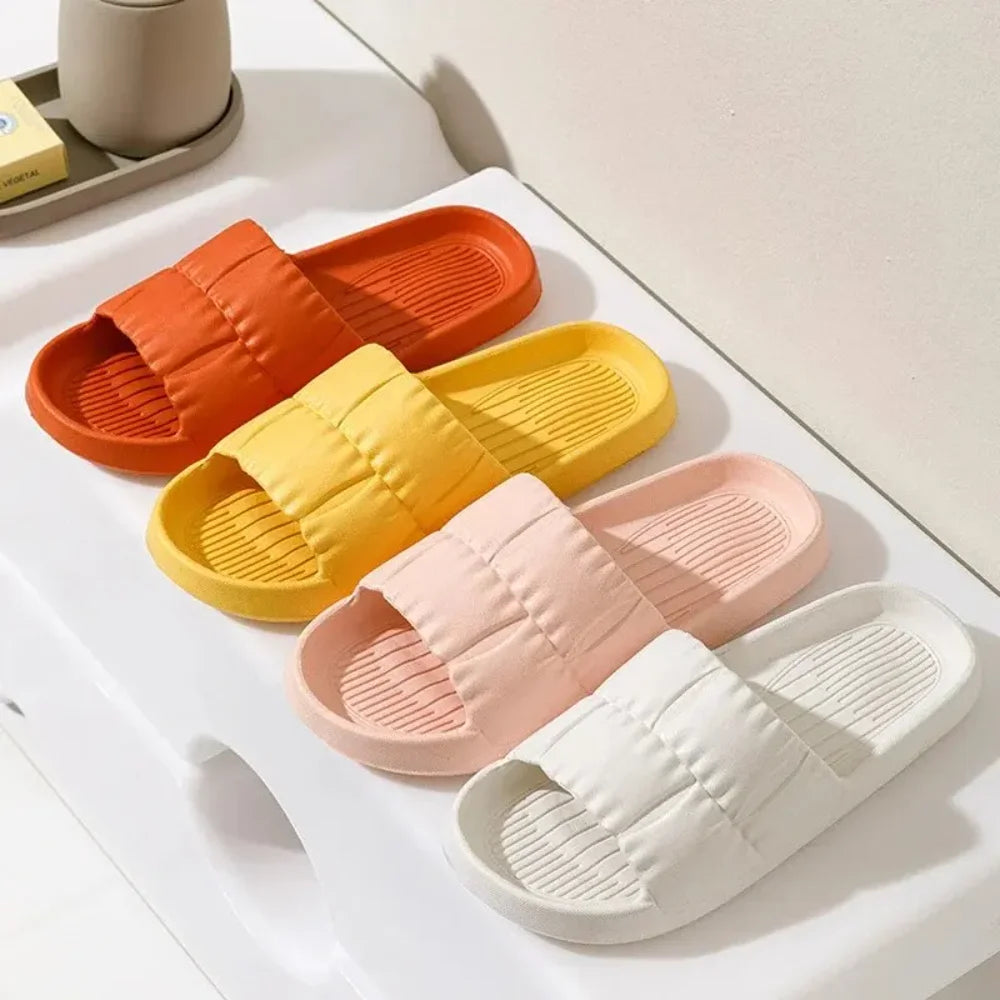 Soft EVA Non-Slip Slippers | Unisex Home & Bath Sandals EVA Home Slippers QXL