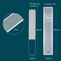 vvocci Nano Glass Nail File with Case | Manicure Buffer Glass Nail File QXL M186 Square