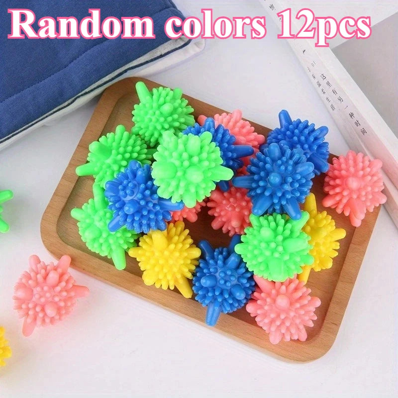 10-Pack Silicone Laundry Balls | Anti-Tangle Cleaning Balls Laundry Cleaning Balls QXL Random colors12pcs