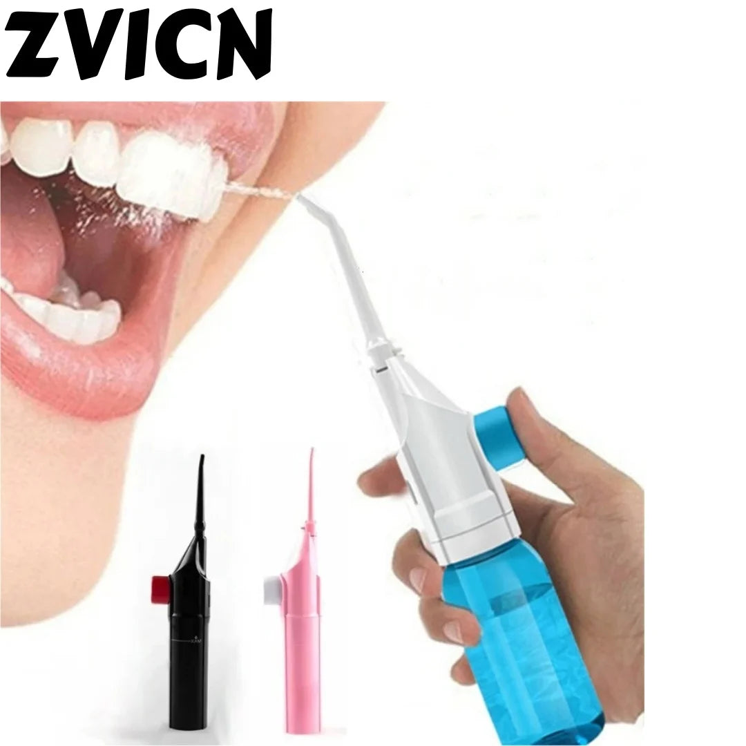 Portable Manual Oral Irrigator | High-Pressure Gum Cleaner Oral Irrigator QXL
