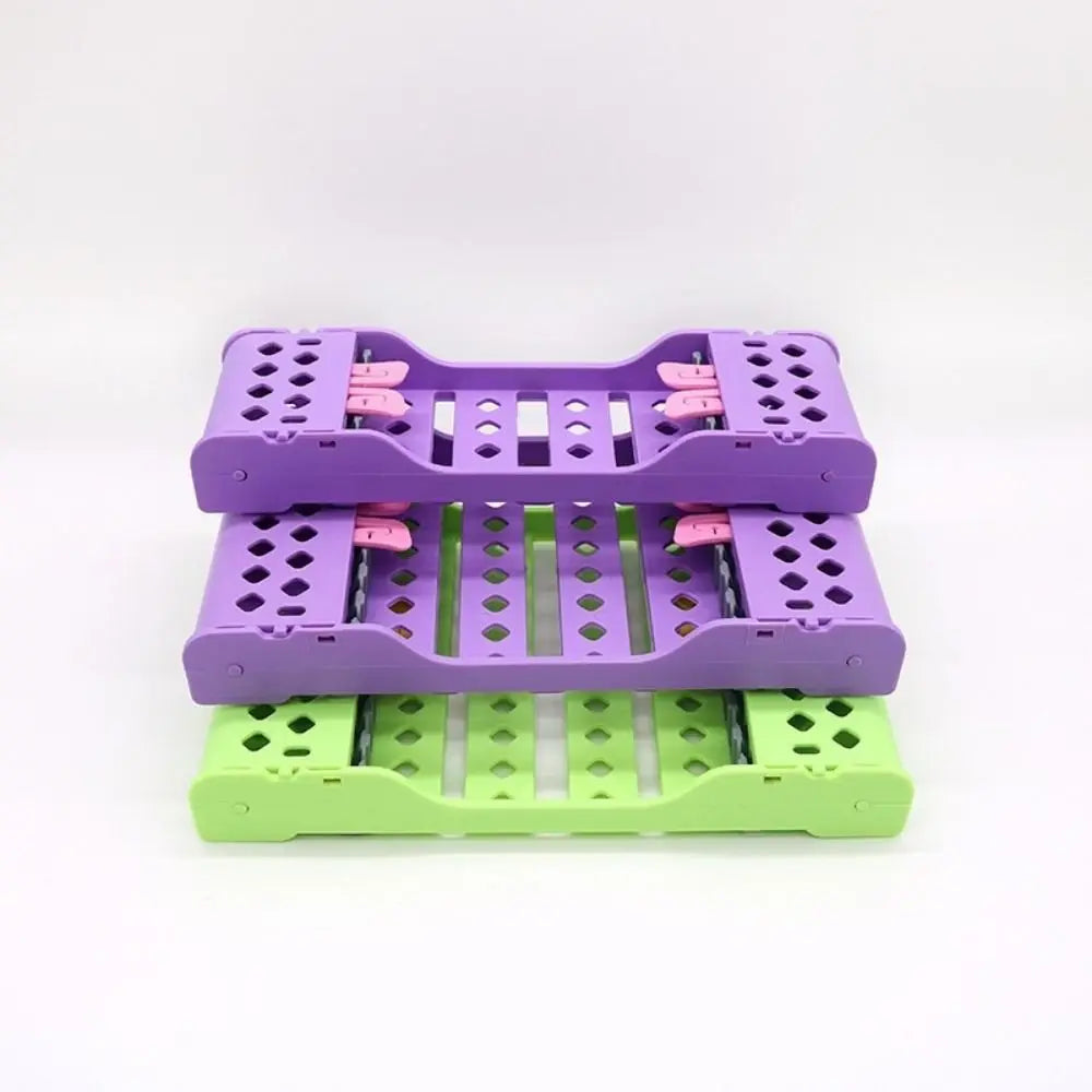 Autoclavable Dental Bur Holder & Disinfection Rack | 4 & 8 Slot Dental Bur Holder QXL