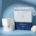 200-Pack Disposable Pre-Makeup Moist Cotton Pads | Makeup Remover Disposable Cotton Pads QXL 200Pcs White