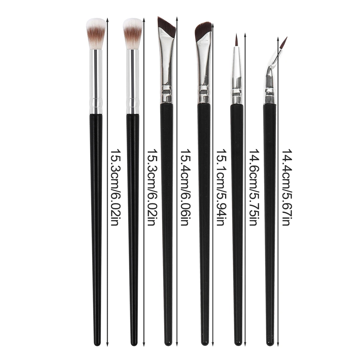 MAANGE 6-Piece Eye Makeup Brush Set – Eyeshadow & Liner Eye Makeup Brush Set QXL