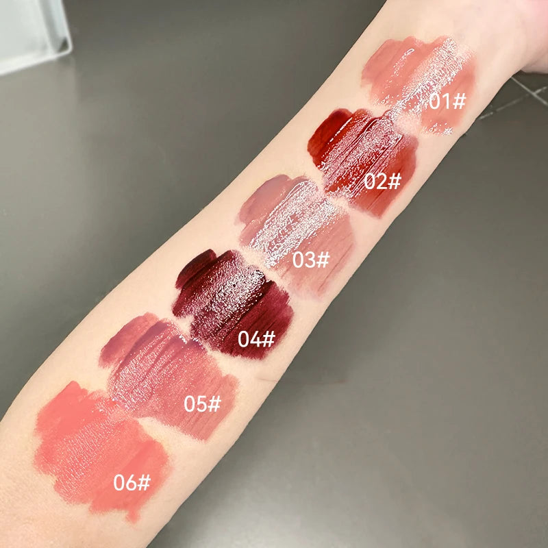 Suximei Da Glass Jelly Lip Lacquer | Korean Hydrating Gloss Lip Gloss QXL