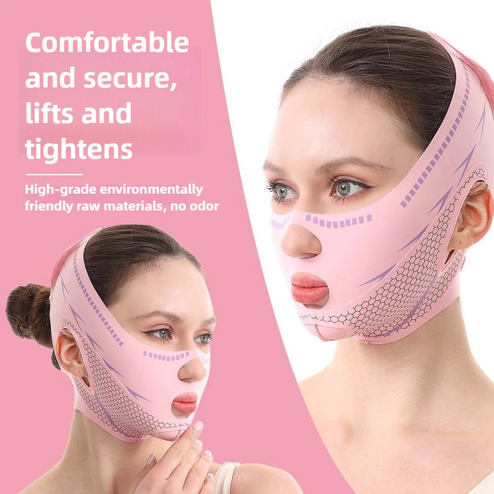 V-Line Face Lifting Bandage | Chin & Cheek Contouring Strap Face Lifting Strap QXL