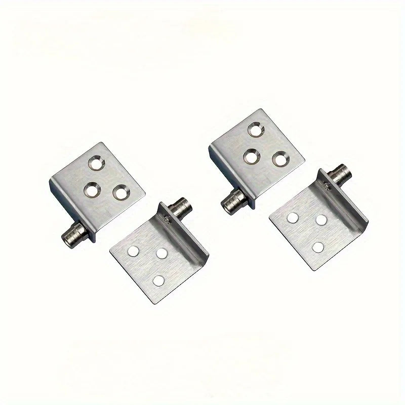 Stainless Steel Hidden Pivot Hinge | Cabinet Door Upper & Lower Cabinet Pivot Hinge QXL