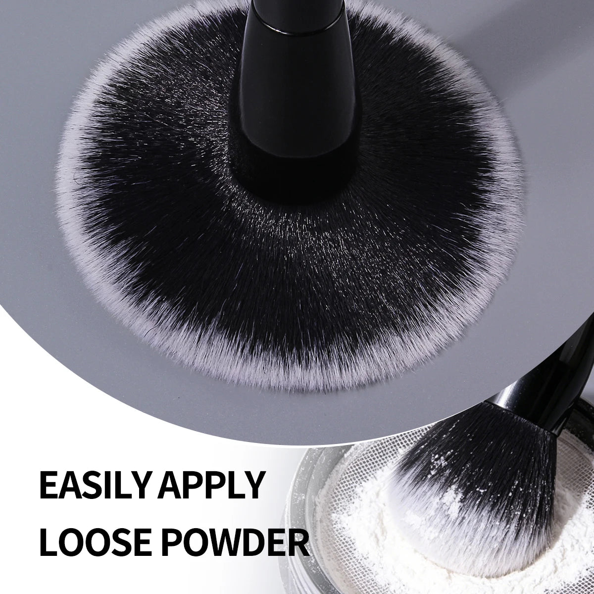 KOSSHOW Large Powder Makeup Brush – Ultra-Soft Nylon Powder Makeup Brush QXL