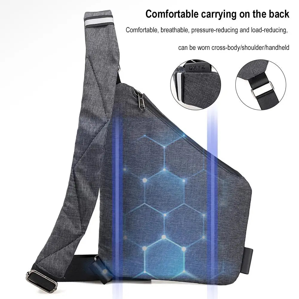 Crossbody Fanny Pack – Waterproof Anti-Theft Sports Chest Bag Crossbody Fanny Pack QXL