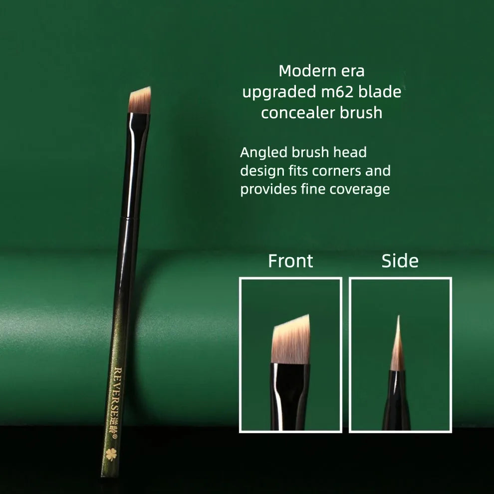 M62 Angled Flat-Head Concealer Brush | Seamless Blending Concealer Brush QXL Modern Upgraded M62