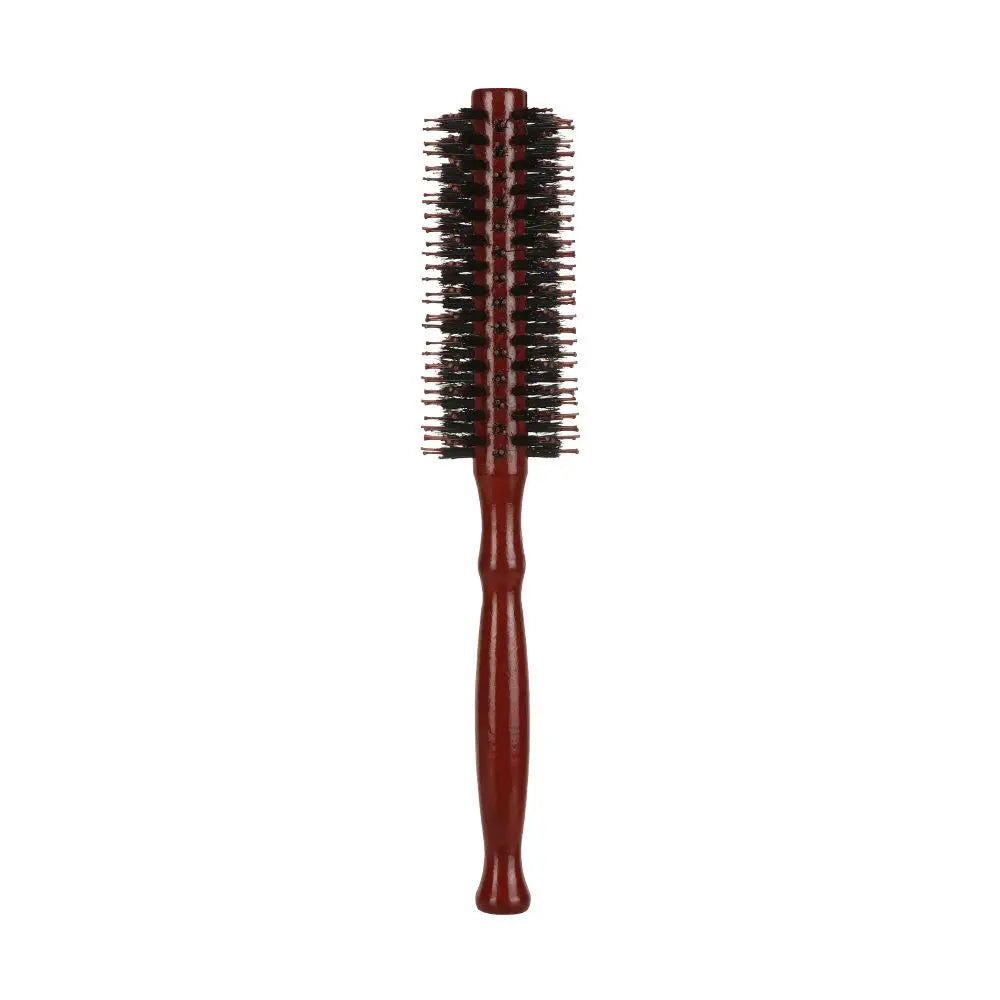 Wooden Boar Bristle Round Hair Brush | S, M, L Sizes Round Hair Brush QXL S