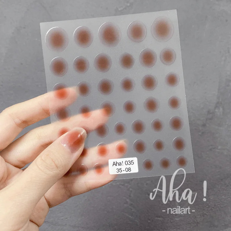 3D Kawaii Nail Art Stickers | Dizzy Blusher J/K Style Decals Nail Art Stickers QXL
