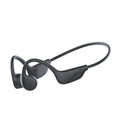 TIPSG Bone Conduction Headphones Bluetooth Sport Open-Ear Bone Conduction Headphones QXL Black