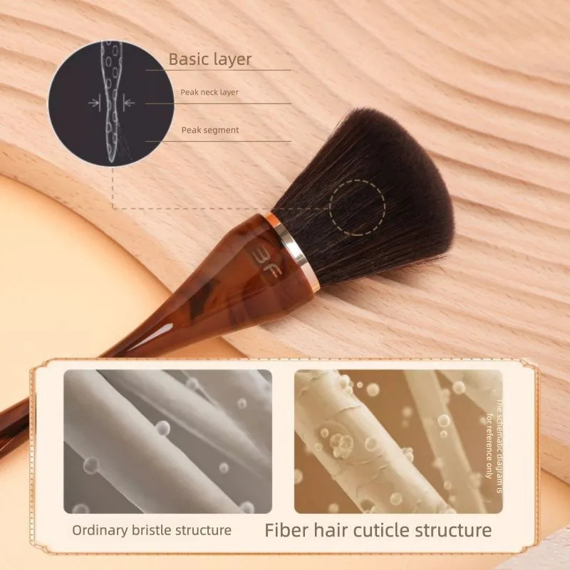 Slanted Loose Powder Setting Brush | Large-Area Honey Sweep Powder Setting Brush QXL