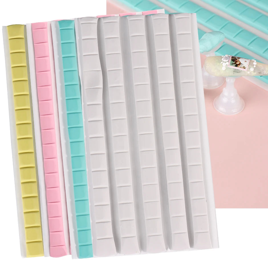 Reusable Nail Display Clay Tips Holder | 48pc Practice Tool Nail Display Clay QXL