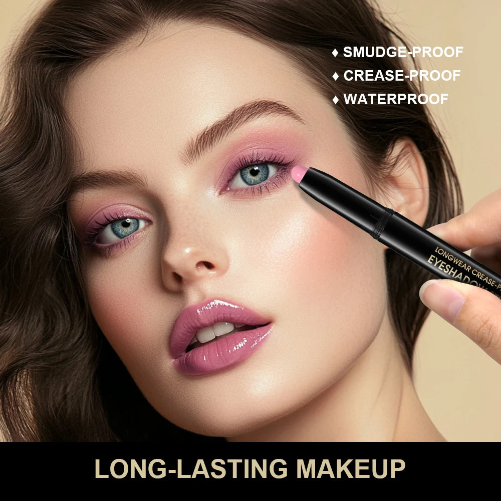 ibcccndc 10-Color Longwear Eyeshadow Stick | Shimmer & Matte Eyeshadow Stick QXL