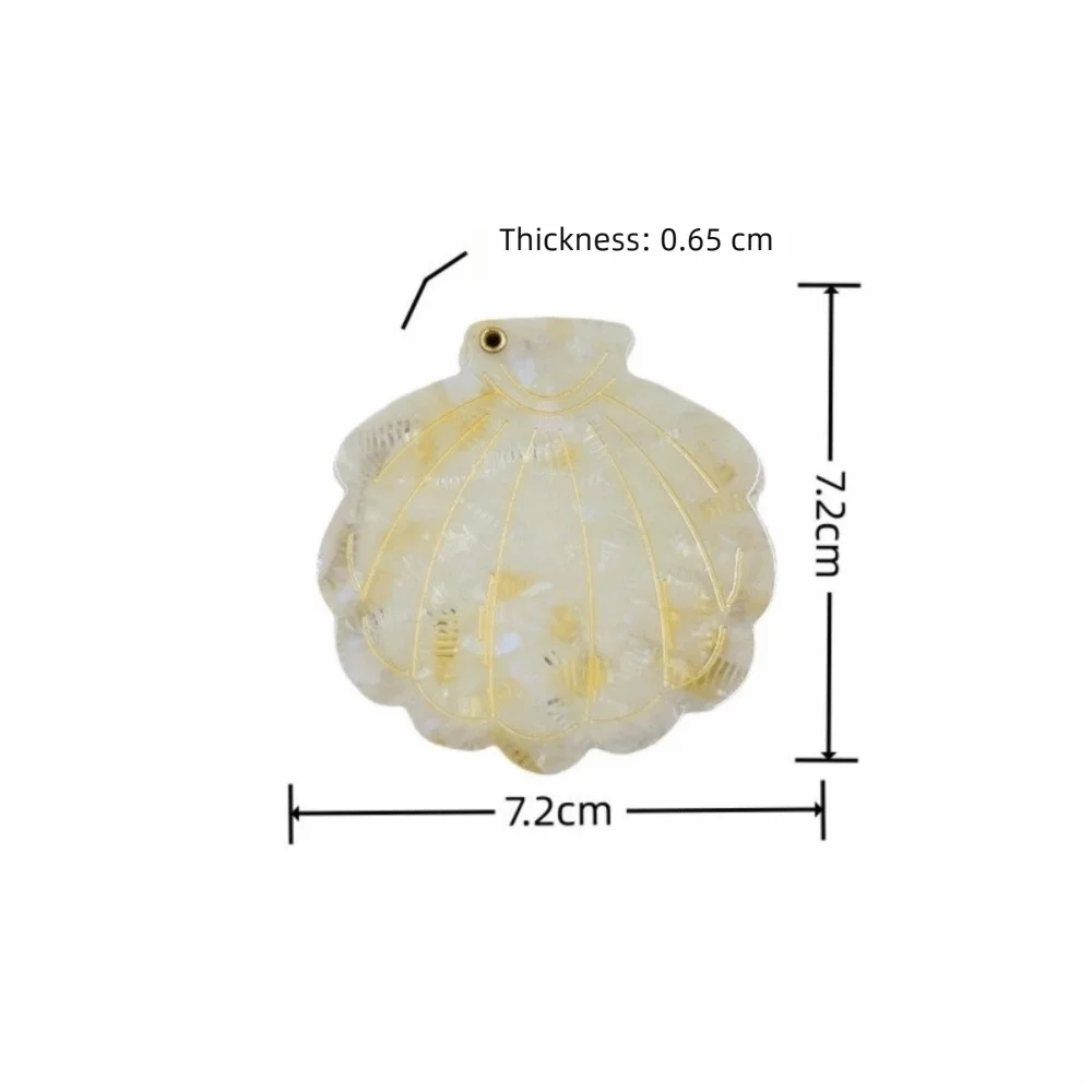 Shell Shape Folding Travel Makeup Mirror | Acetic Acid Compact Travel Mirror QXL