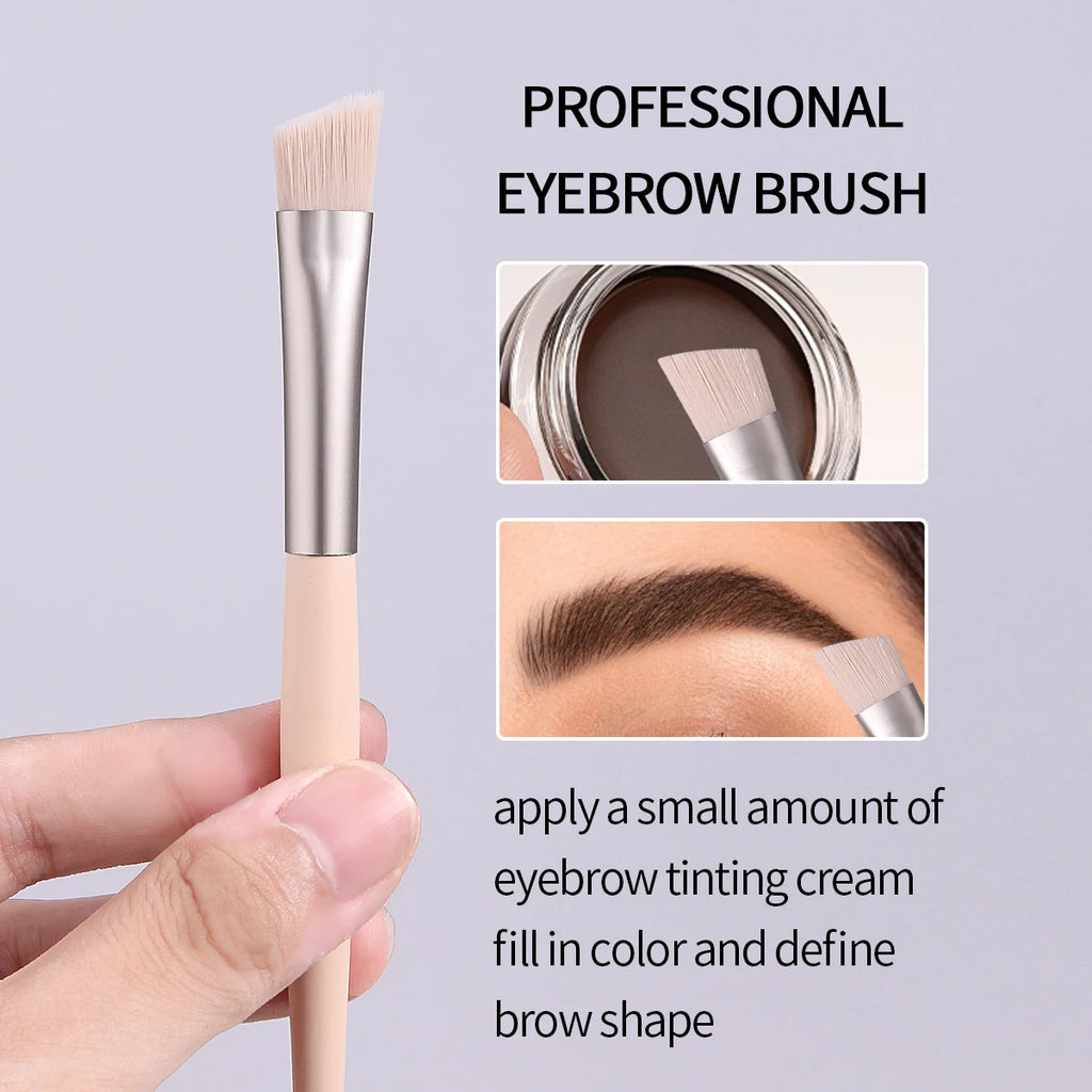 KOSSHOW 2-Pack Angled Eyebrow Brush Set – Define & Fill Brows Eyebrow Brush Set QXL