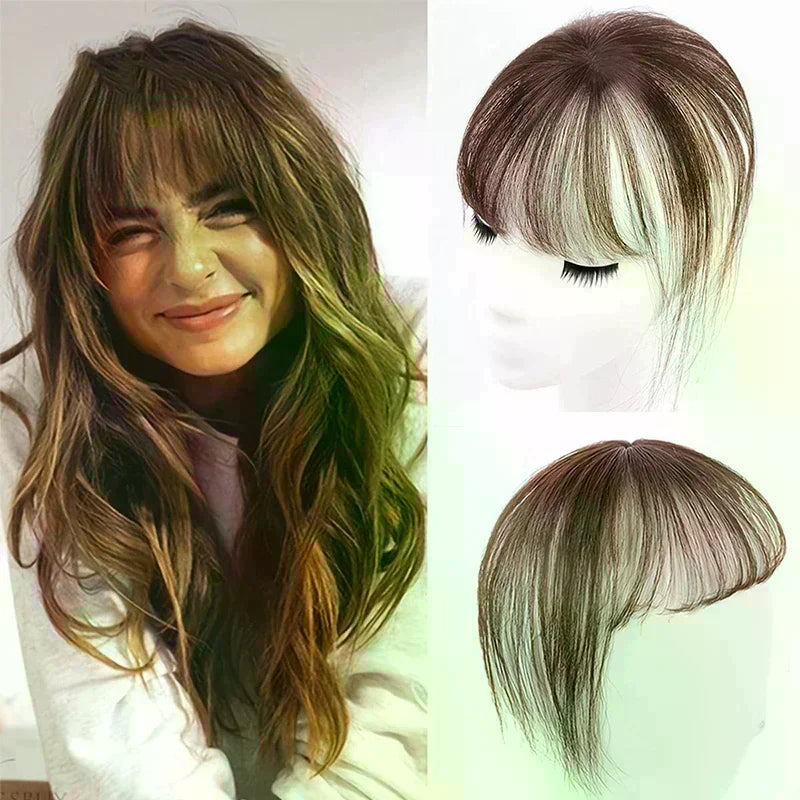 French Style Synthetic Fake Bangs Clip-In Hairpiece Clip-In Bangs Hairpiece QXL