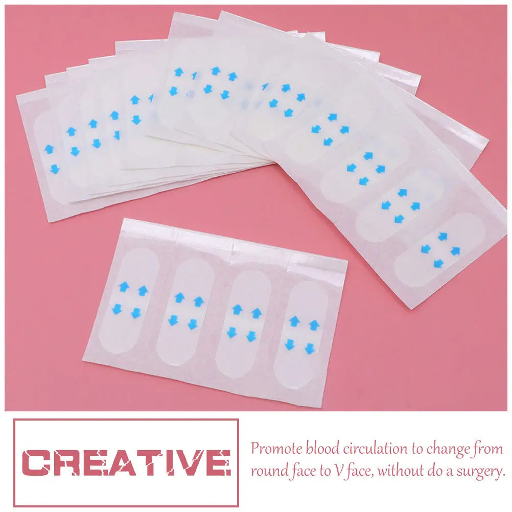 Invisible Face Lifting Tape 3-Set | V-Shape Jawline Patches Face Lifting Tape QXL