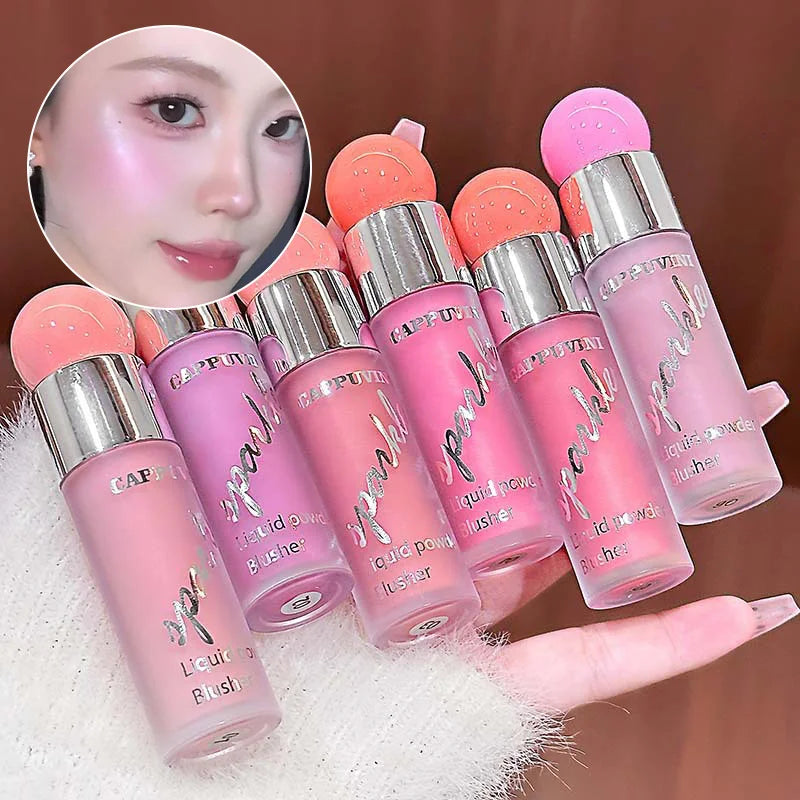 Cappuvini Korean Liquid Blush | Breathable Water-Like Formula Liquid Blush QXL