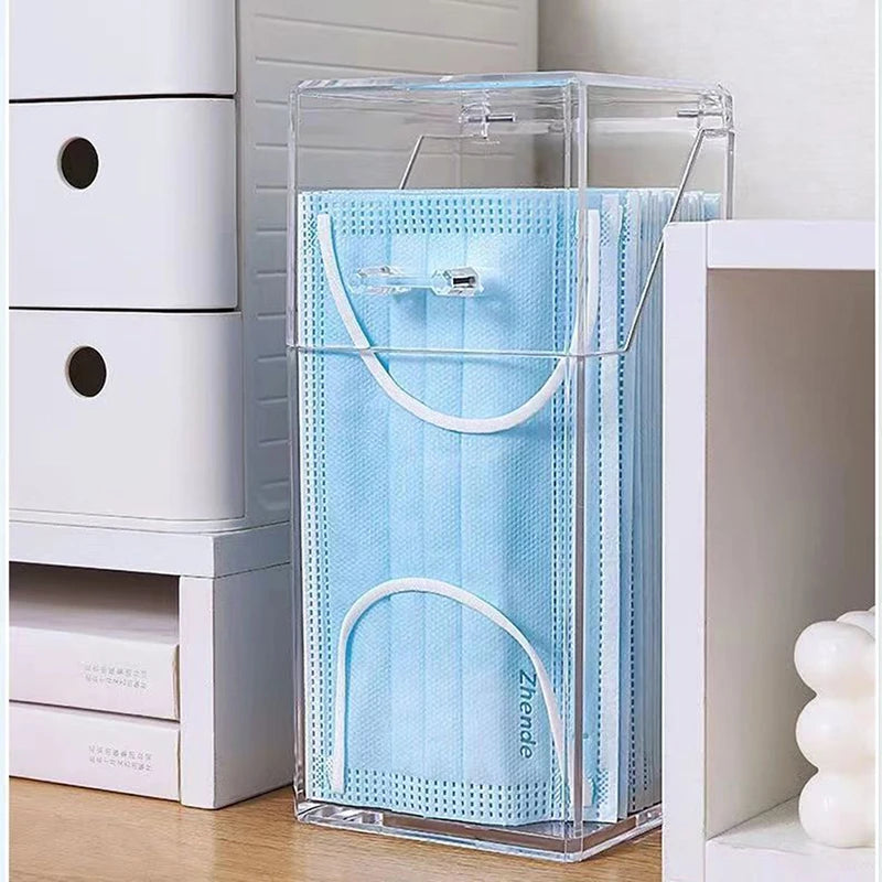 Dust-Proof Mask & Wipes Storage Box with Sealed Lid Storage Box Organizer QXL