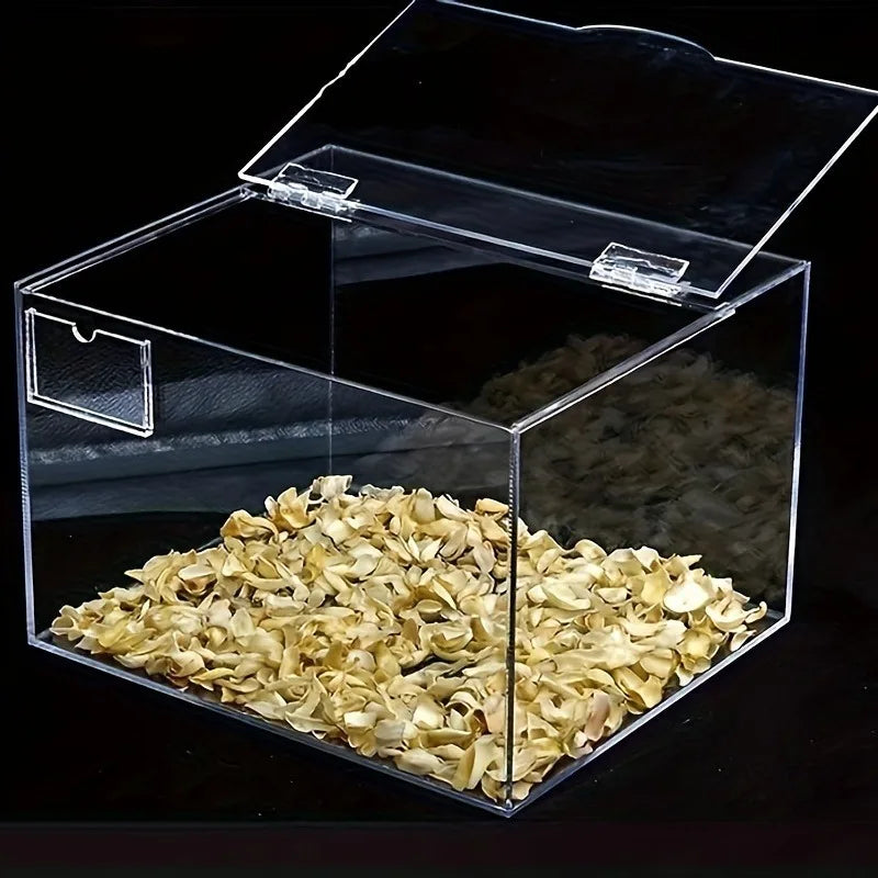 10-Pack Clear Acrylic Hinges for Transparent Storage Boxes Acrylic Box Hinges QXL