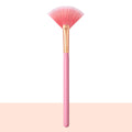 KOSSHOW Fan Highlighter & Contour Brush Set – 2 Pcs Fan Makeup Brush Set QXL Pink