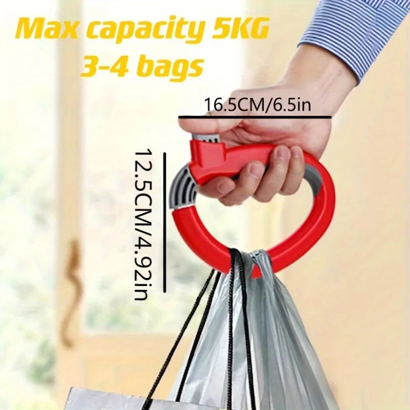 Reusable Plastic Shopping Bag Handle | Self-Locking Carrier Shopping Bag Carrier QXL