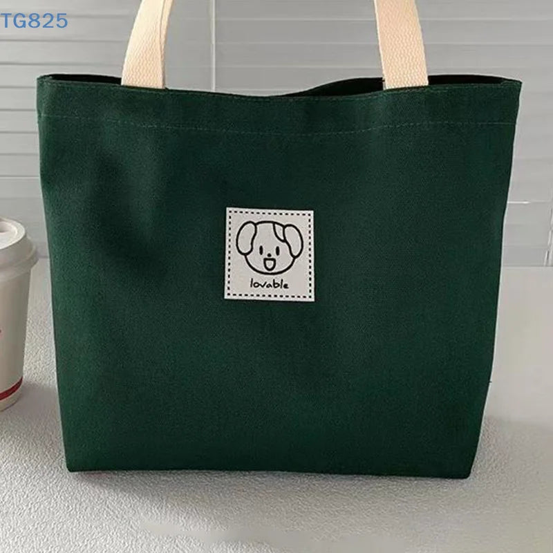 Women's Large Canvas Tote Bag – Casual Shoulder Handbag Canvas Tote Bag QXL