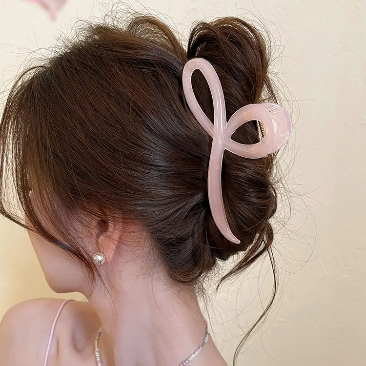 Premium Acetate Shark Clip – Non-Slip Bun Maker for Women Hair Clip QXL