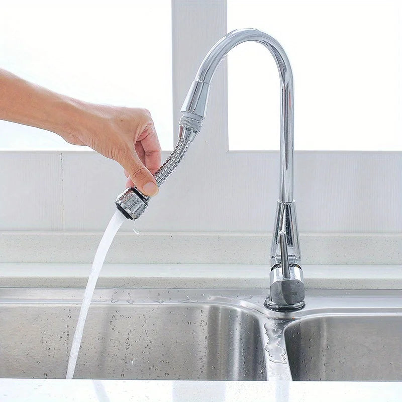 Rotary Faucet Aerator – Splash-Proof Water-Saving Bubbler Nozzle Faucet Aerator Nozzle QXL