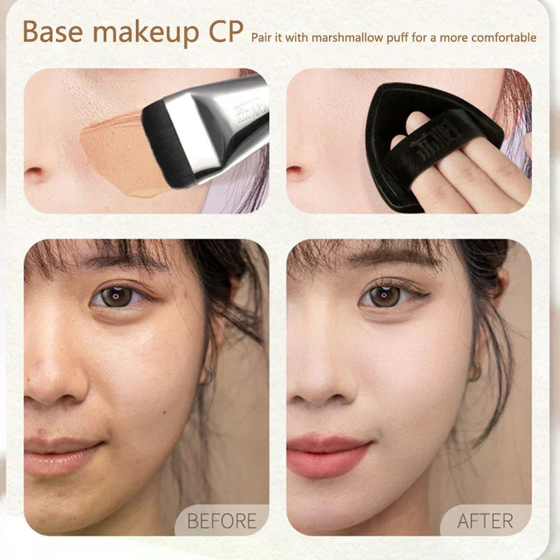 Flat Foundation Brush – Lightweight Face Contour Makeup Brush Makeup Foundation Brush QXL