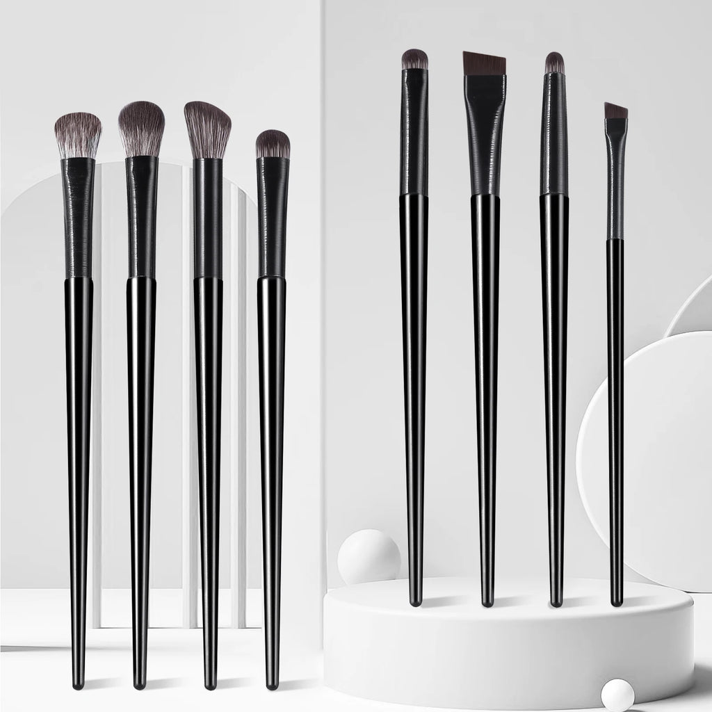 8-Piece Eye Makeup Brush Set – Eyeshadow, Brow & Concealer Eye Makeup Brush Set QXL 8pcs