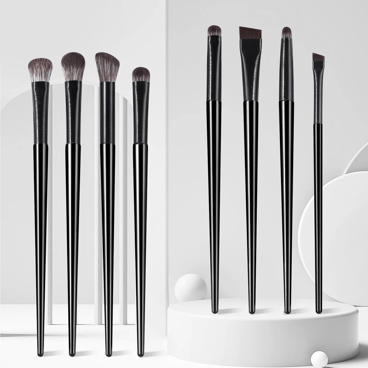 8-Piece Eye Makeup Brush Set – Eyeshadow, Brow & Concealer Eye Makeup Brush Set QXL 8pcs
