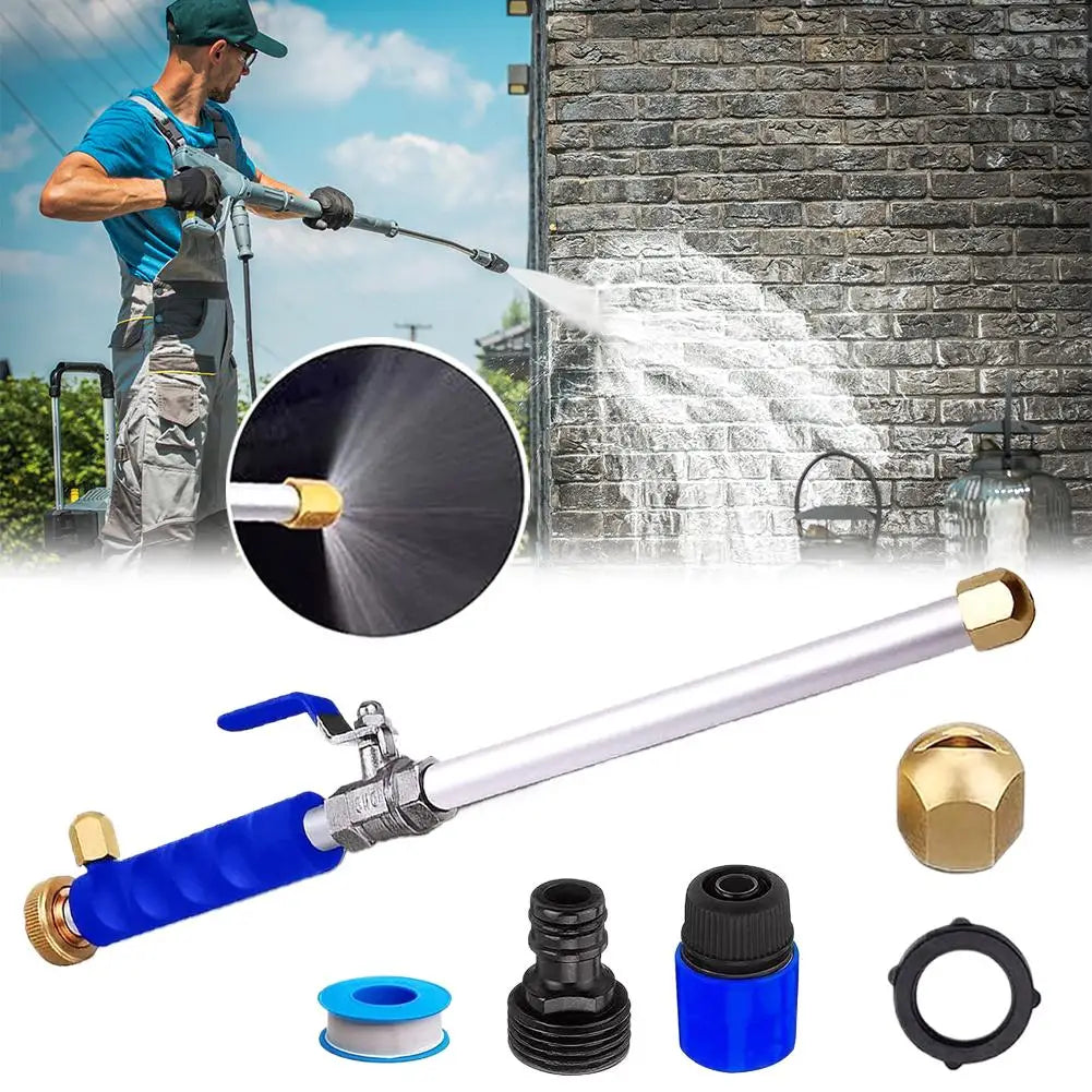 High Pressure Garden Hose Wand | Jet & Fan Spray Nozzle Kit Garden Hose Wand QXL