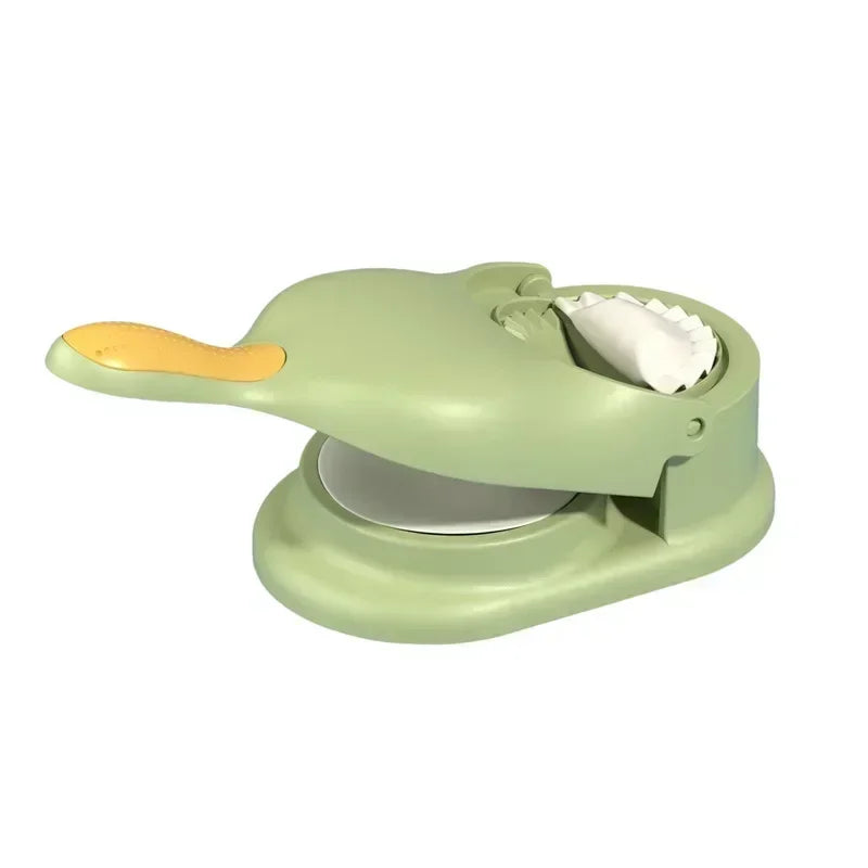 2-in-1 Dumpling Maker & Dough Wrapper Presser | DIY Kitchen Dumpling Maker Tool QXL green