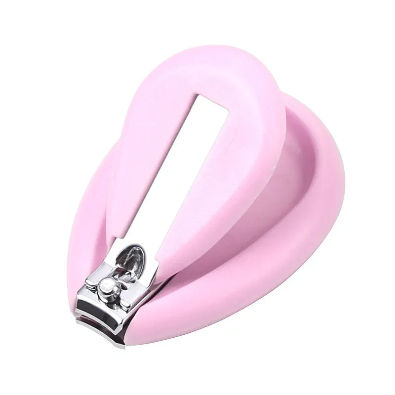 Baby Nail Clipper – Safe Infant Finger & Toe Trimmer Baby Nail Clipper QXL B313 Pink