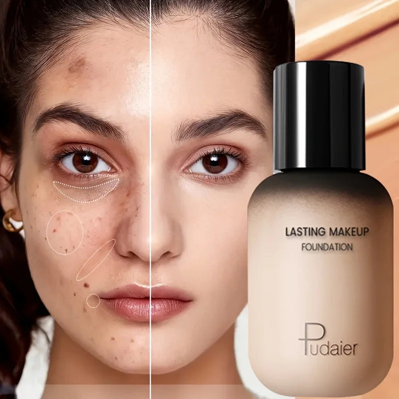 Full Coverage Waterproof Matte Foundation – All Skin Types Matte Foundation QXL