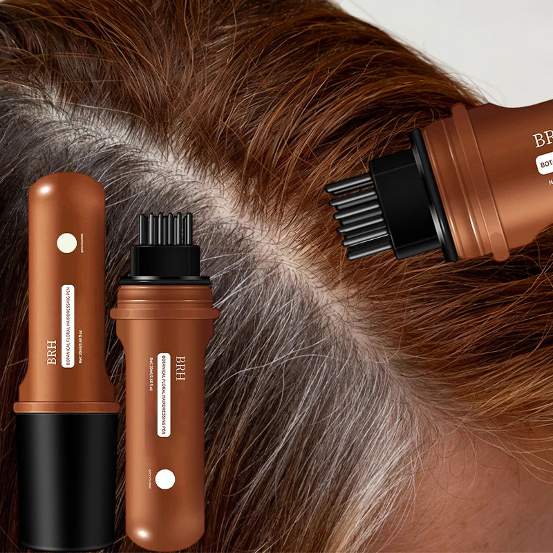 Hair Dye Stick with Built-In Comb | Gray Touch-Up Pen Hair Dye Stick QXL