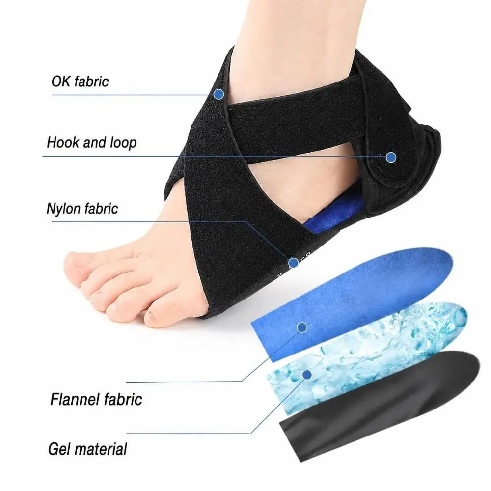 Reusable Heel & Ankle Gel Ice Pack Wrap | Hot & Cold Therapy Gel Ice Pack Wrap QXL