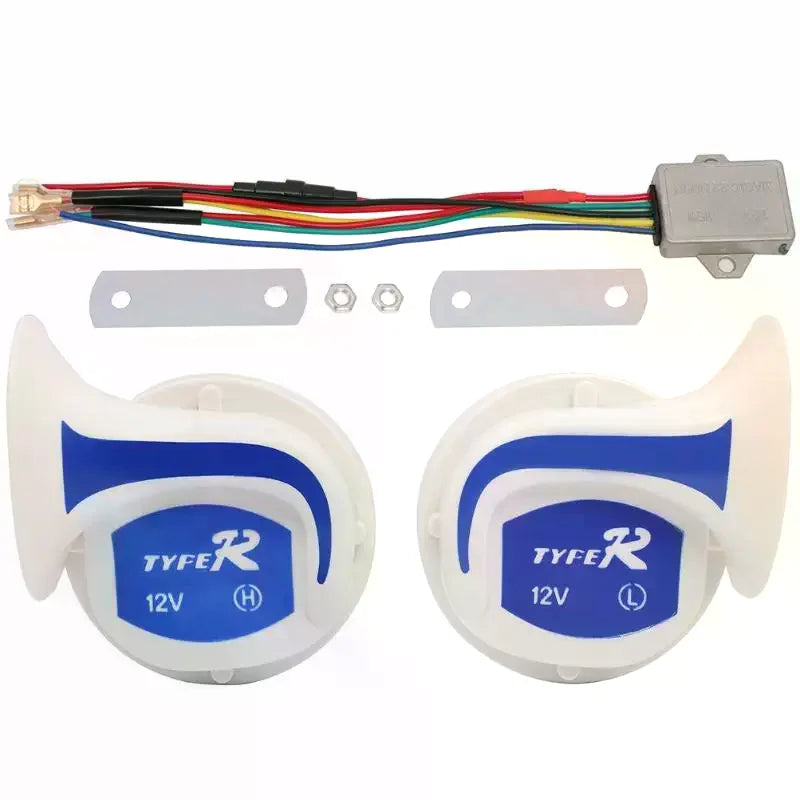 12V Waterproof Snail Horn | 300dB High-Pitched Car Electric Horn Car Electric Horn QXL