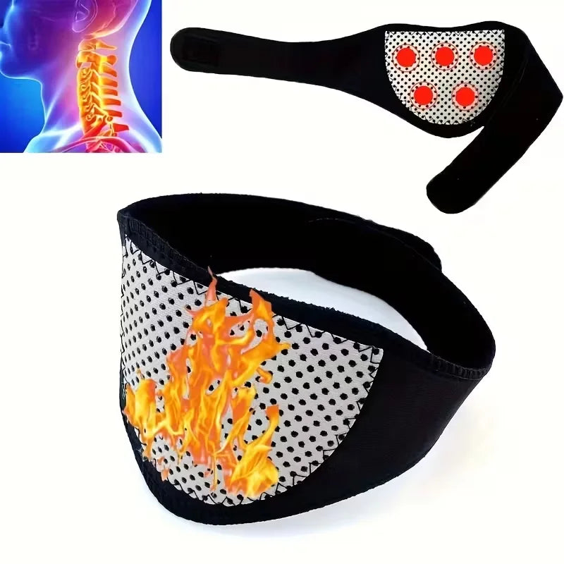 Self-Heating Magnetic Neck Brace | Cervical Support & Warmth Neck Support Brace QXL