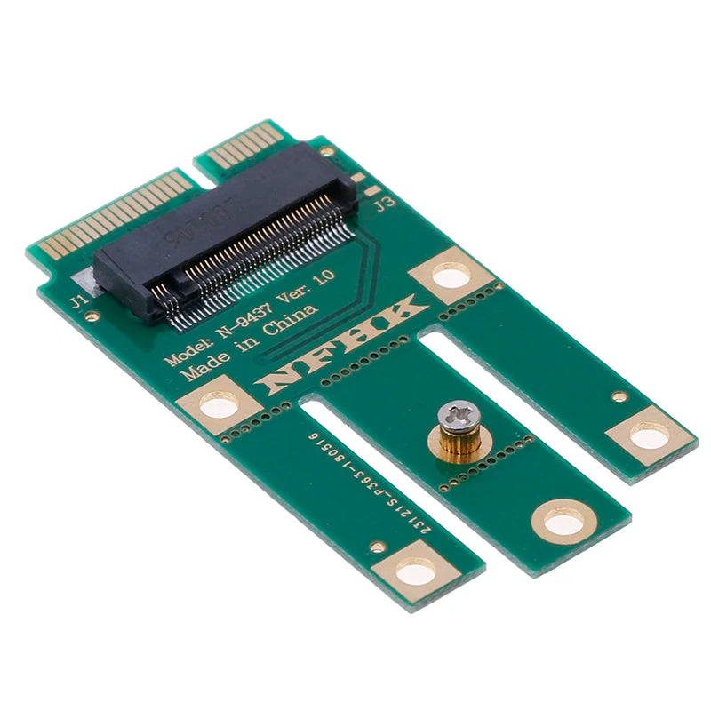 M.2 NGFF Key A/A+E to Mini PCIe Wireless Card Adapter PCIe Adapter Card QXL