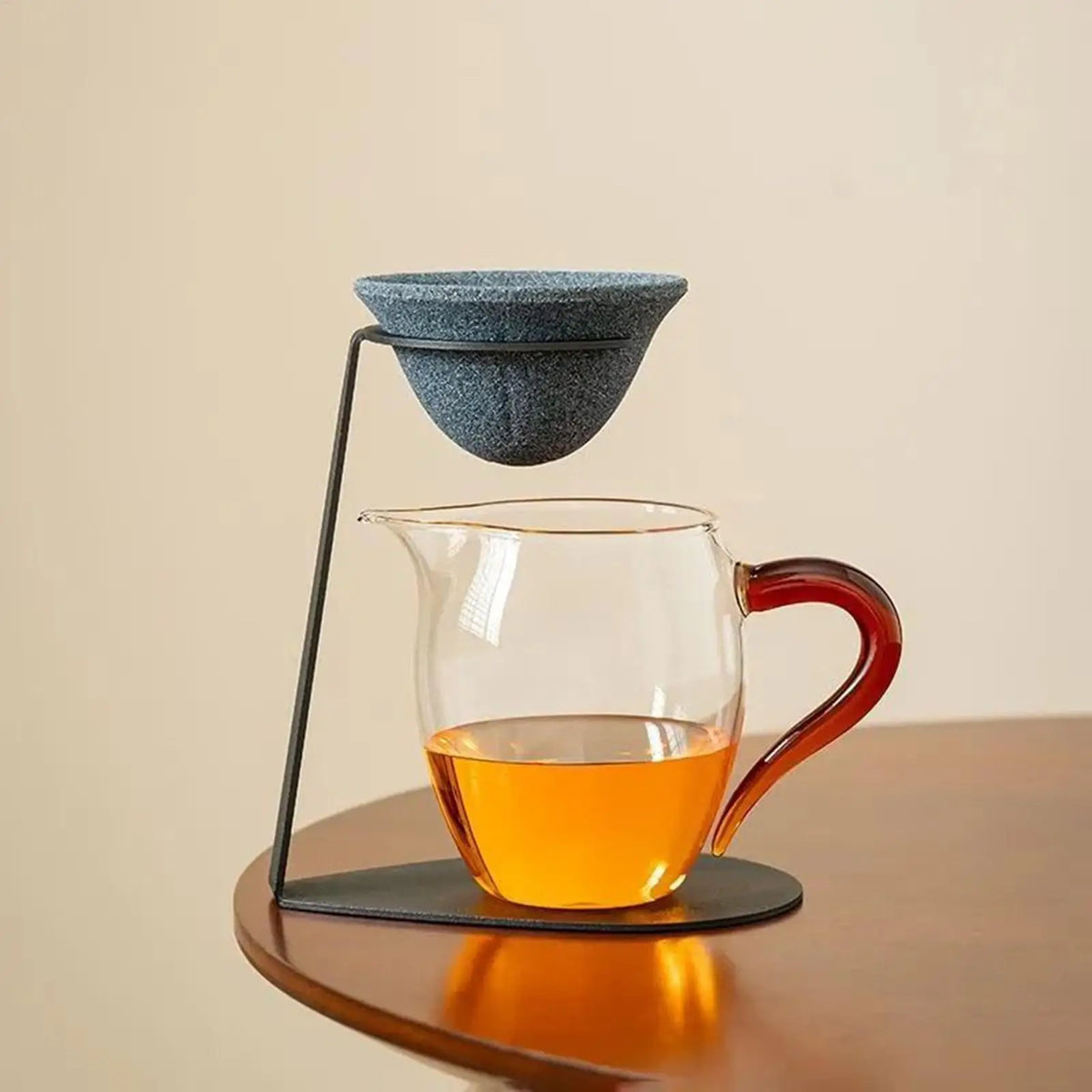 Reusable Ceramic Coffee & Tea Filter Strainer with Stand Ceramic Tea Strainer QXL
