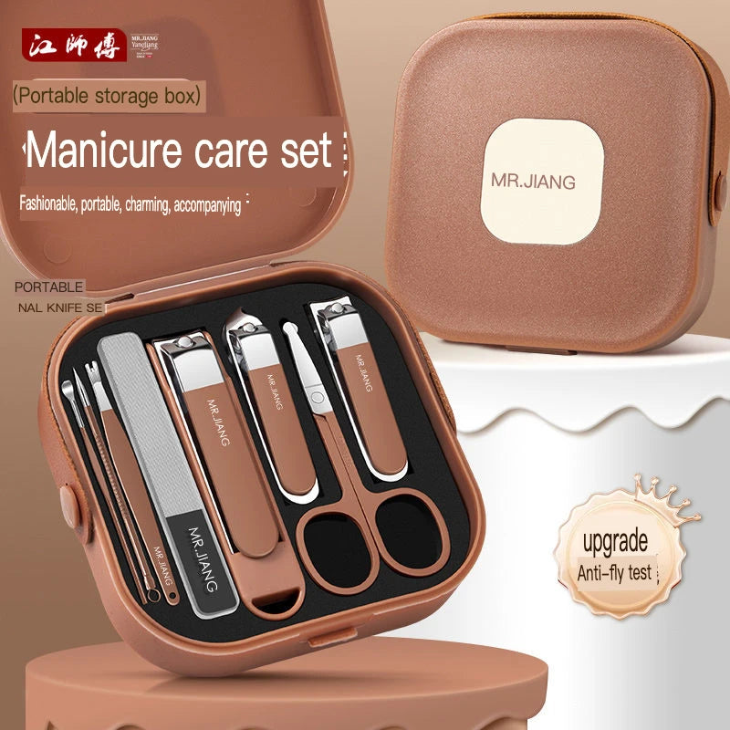 Anti-Splash Stainless Steel Nail Clipper Set | Men & Women Nail Clipper Set QXL
